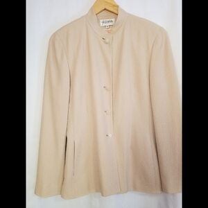 Juliana Collezione Cream Colored Blazer Size 8